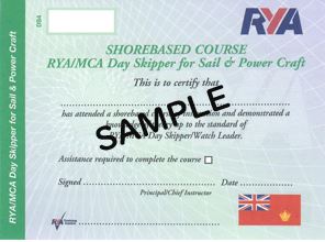 RYA Day Skipper Shorebased Certificate